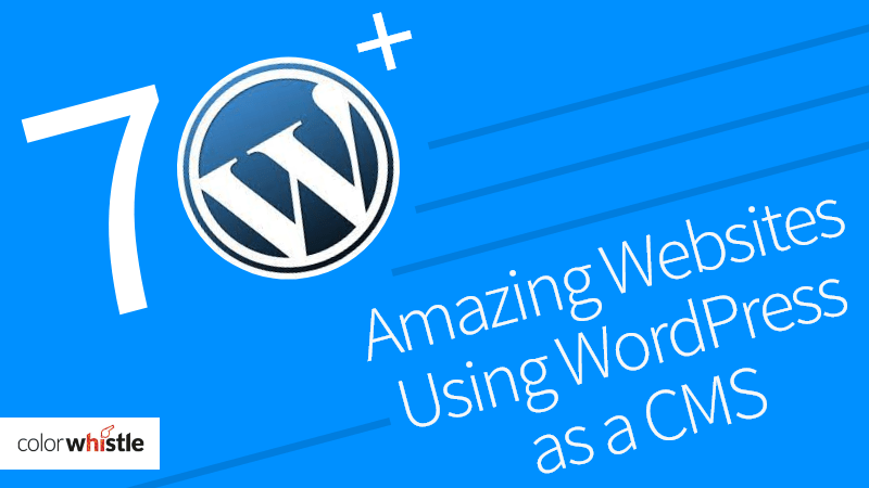 顶级WordPress网站设计理念和灵感
