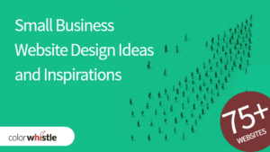 网站设计的想法，例子和灵感，小型企业