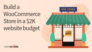 如何在2000美元的网站预算中建立一个WooCommerce商店?