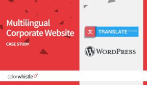 多语种企业网站- WordPress & TranslatePress